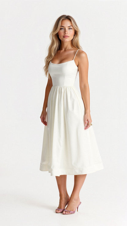 Madlene | Women's Elegant A-line Summer Dress
