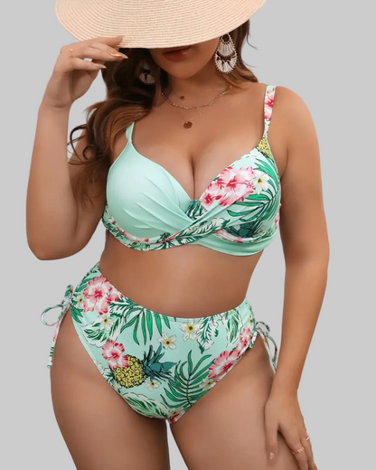 Maeve | Women's Plus Size Printed Bikini Set