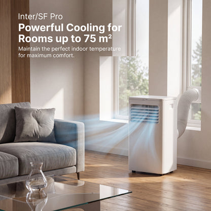 Ac Portable Air Conditioner With Exhaust Hose | Rollable And Flexible