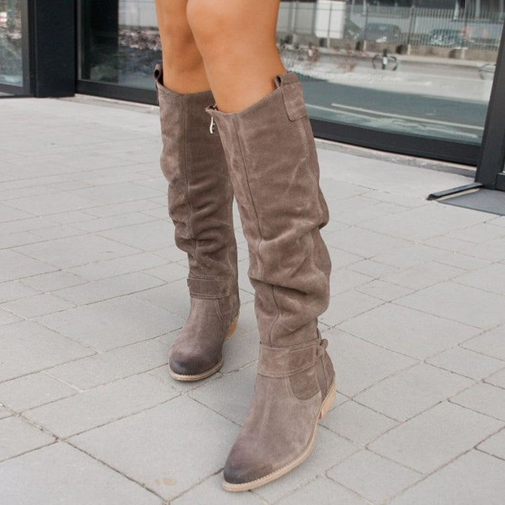 Jovie | Women’s Low Heel Knee High Cowboy Boots