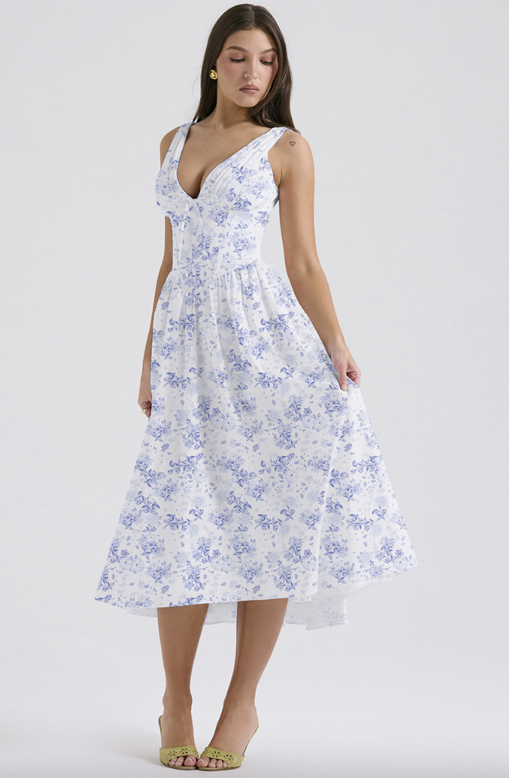 Delaney | Women’s Elegant Floral Wedding Guest Dress