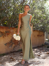 Laura | Women's Asymmetric One-Shoulder Maxi Dress