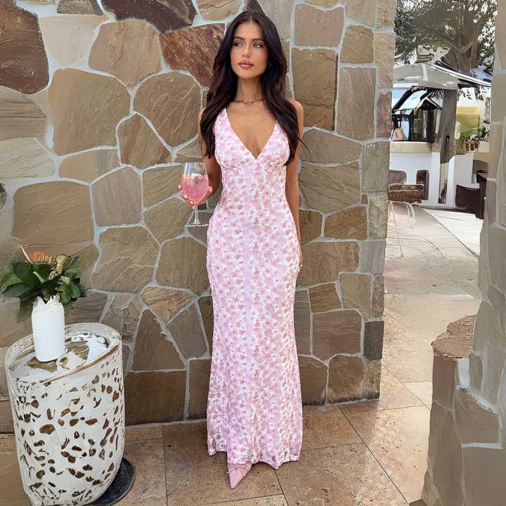 Indie | Women’s Floral Wedding Guest Maxi Dress