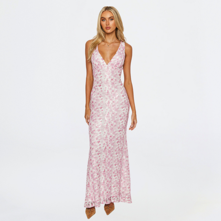 Indie | Women’s Floral Wedding Guest Maxi Dress