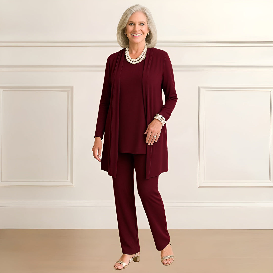 Mila | Women's Casual Relaxed Fit Three Piece Set