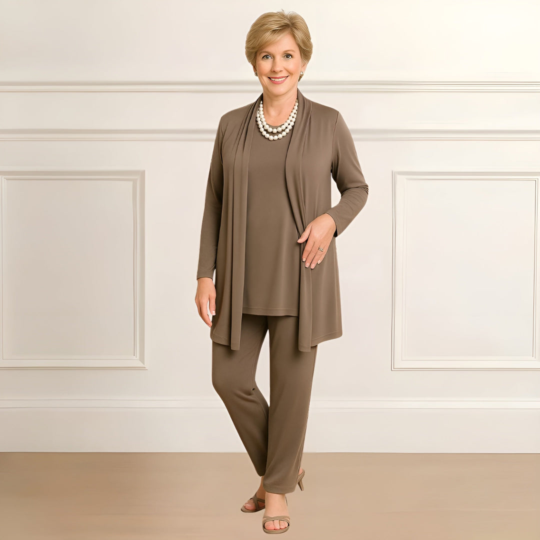 Mila | Women's Casual Relaxed Fit Three Piece Set