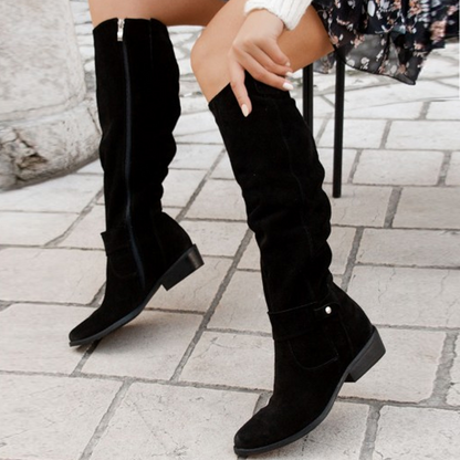Rachel | Women's Autumn Buckle Heel Boots