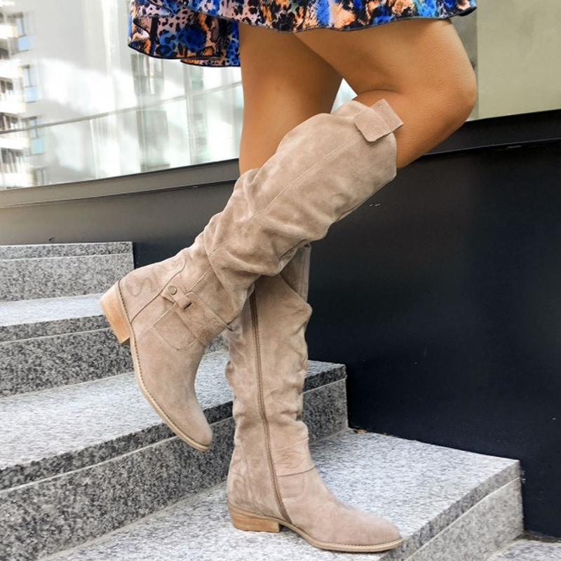 Rachel | Women's Autumn Buckle Heel Boots