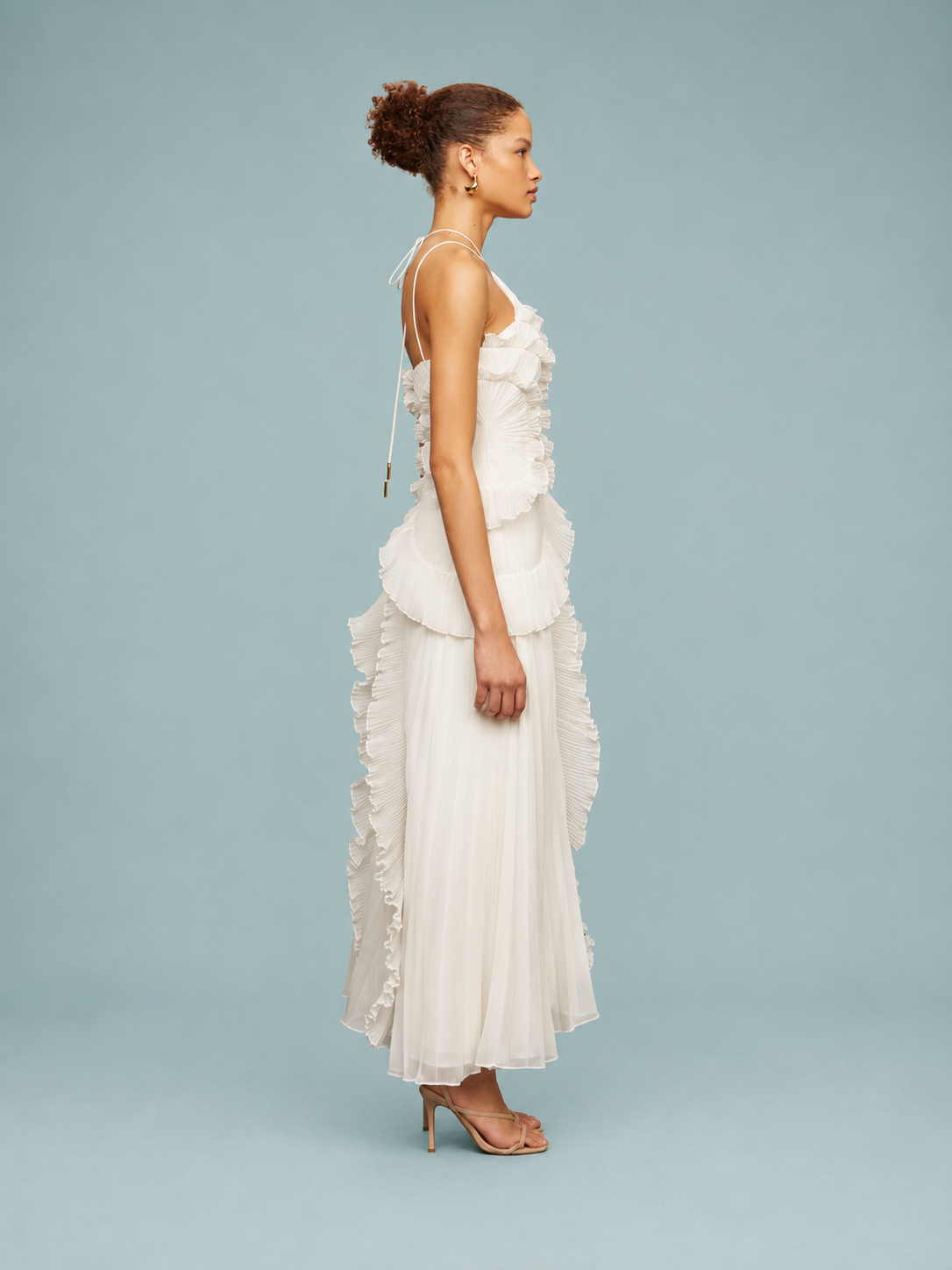 Aurelia | Women's Embroidered Halterneck Maxi Dress