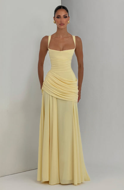 Amelia | Women's Elegant Wedding Guest Maxi Dress