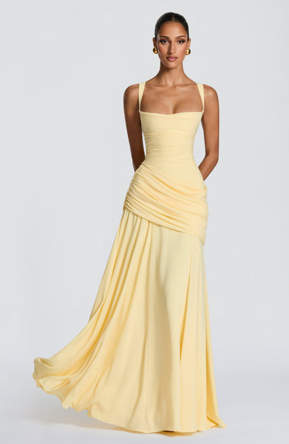 Amelia | Women's Elegant Wedding Guest Maxi Dress