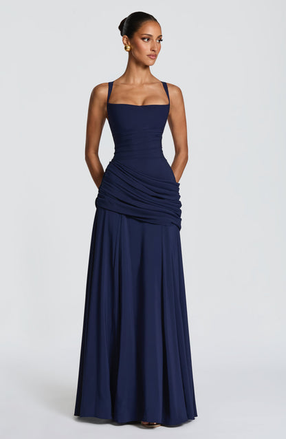 Amelia | Women's Elegant Wedding Guest Maxi Dress