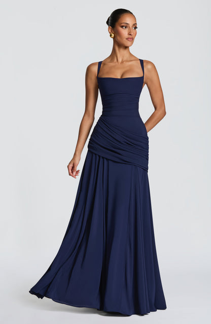 Amelia | Women's Elegant Wedding Guest Maxi Dress
