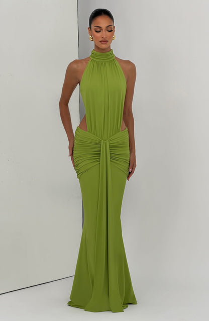 Acacia | Women's Summer Halterneck Maxi Dress