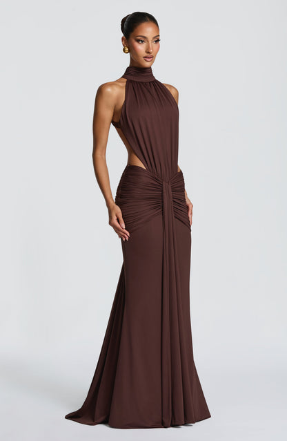 Acacia | Women's Summer Halterneck Maxi Dress