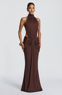 Acacia | Women's Summer Halterneck Maxi Dress