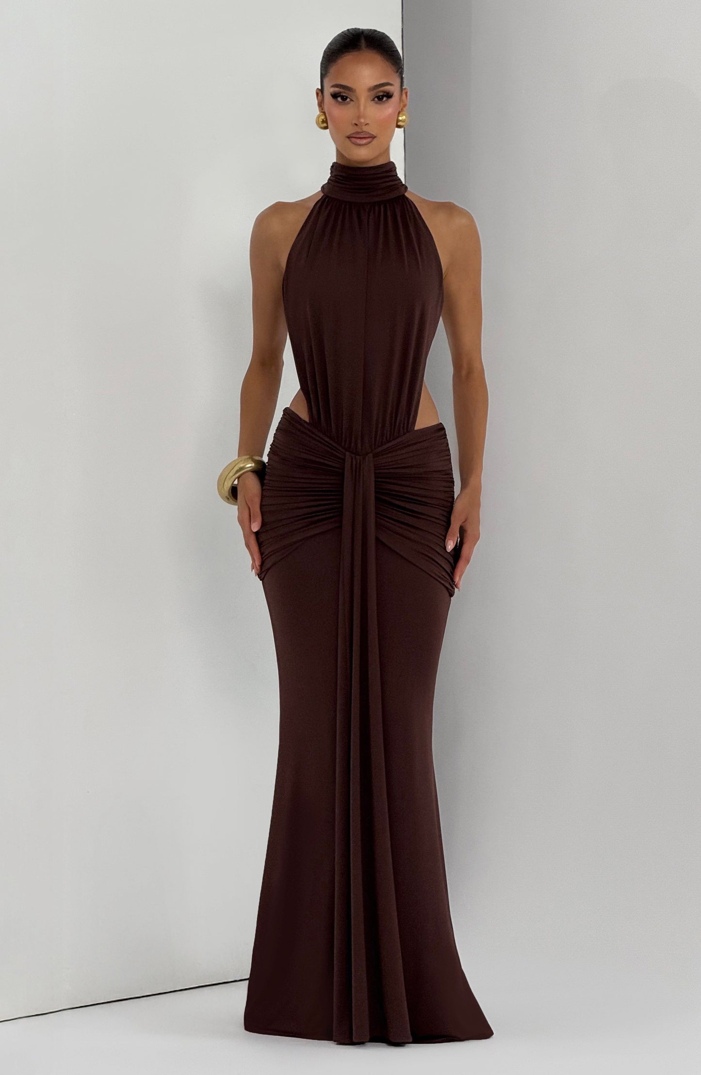 Acacia | Women's Summer Halterneck Maxi Dress