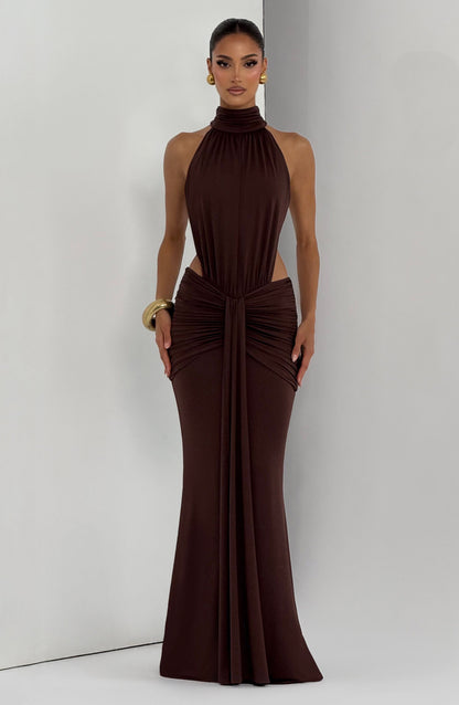 Acacia | Women's Summer Halterneck Maxi Dress