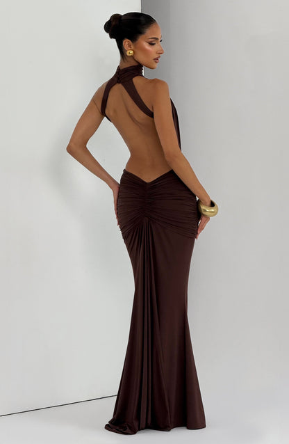 Acacia | Women's Summer Halterneck Maxi Dress