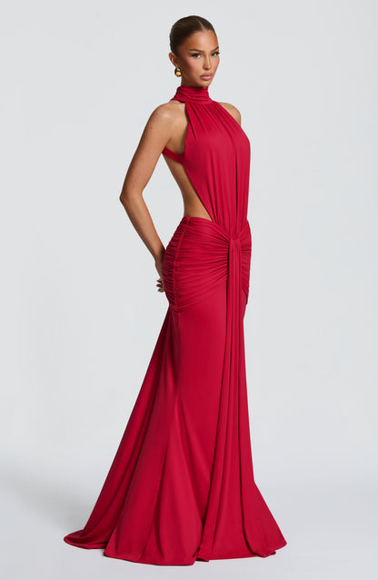 Acacia | Women's Summer Halterneck Maxi Dress