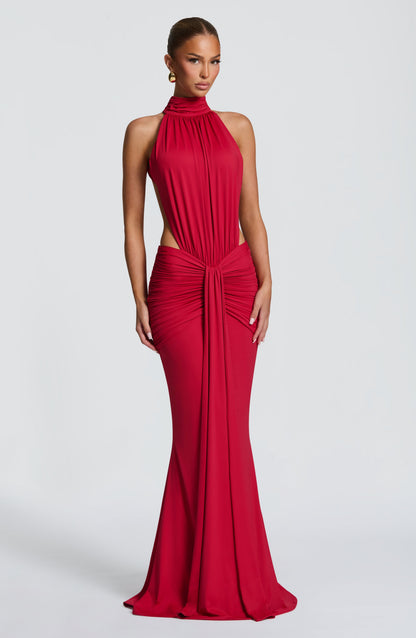 Acacia | Women's Summer Halterneck Maxi Dress