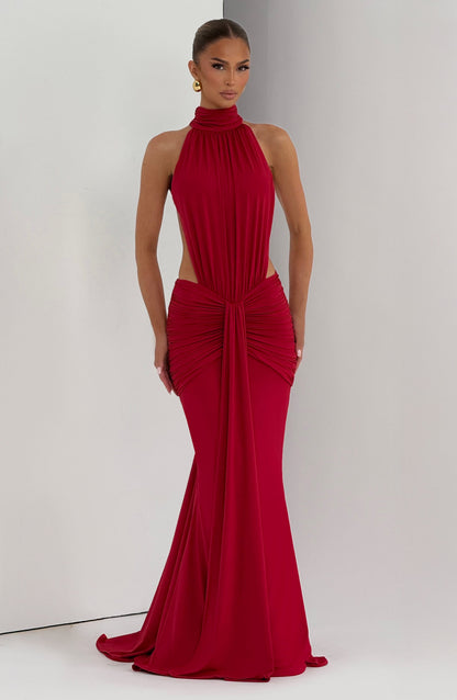 Acacia | Women's Summer Halterneck Maxi Dress