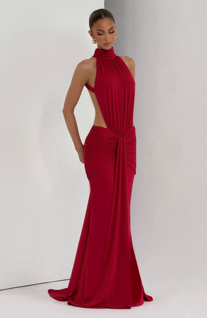 Acacia | Women's Summer Halterneck Maxi Dress