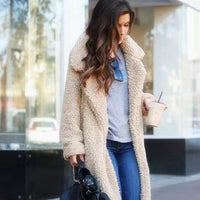 Eliza | Women's Long Teddy Trenchcoat