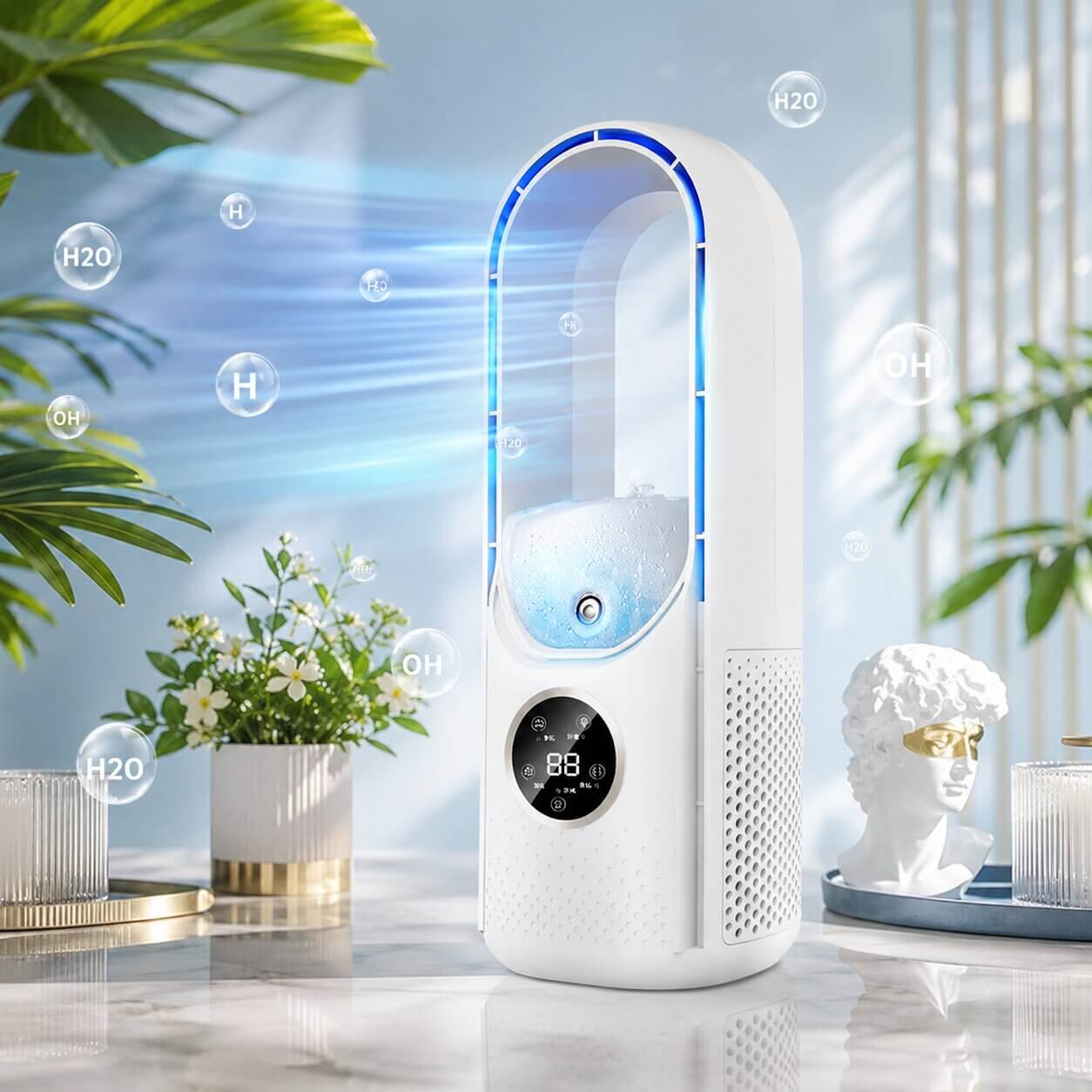 Portable Tower Fan | Bladeless Portable For Summer