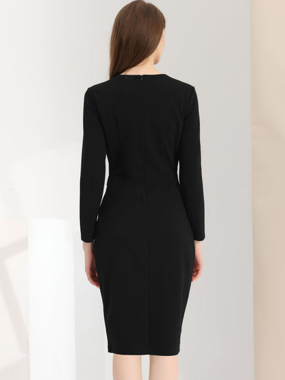 Maria | Women's Peplum Wedding Guest Midi Dress