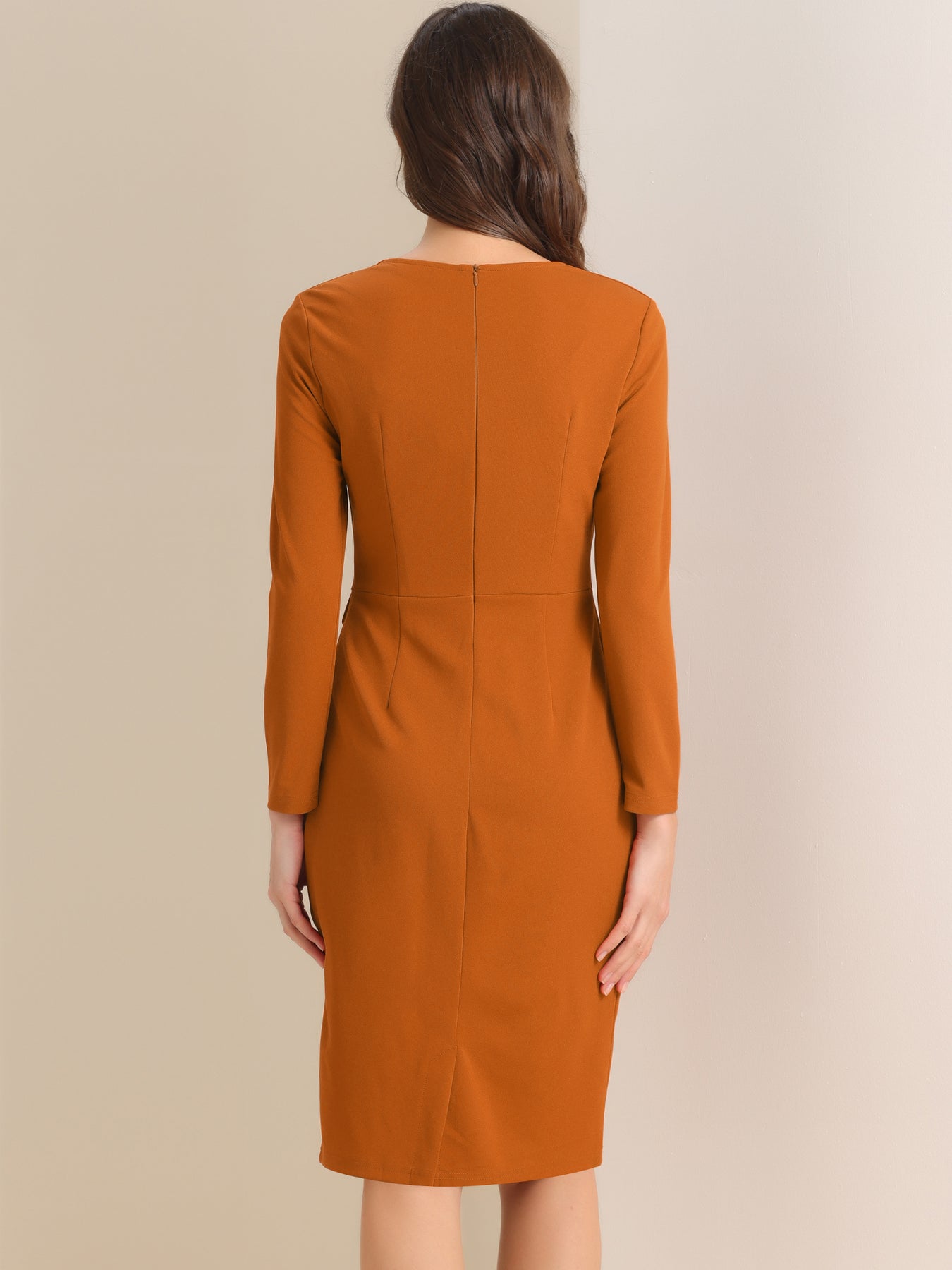 Maria | Women's Peplum Wedding Guest Midi Dress