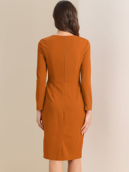 Maria | Women's Peplum Wedding Guest Midi Dress