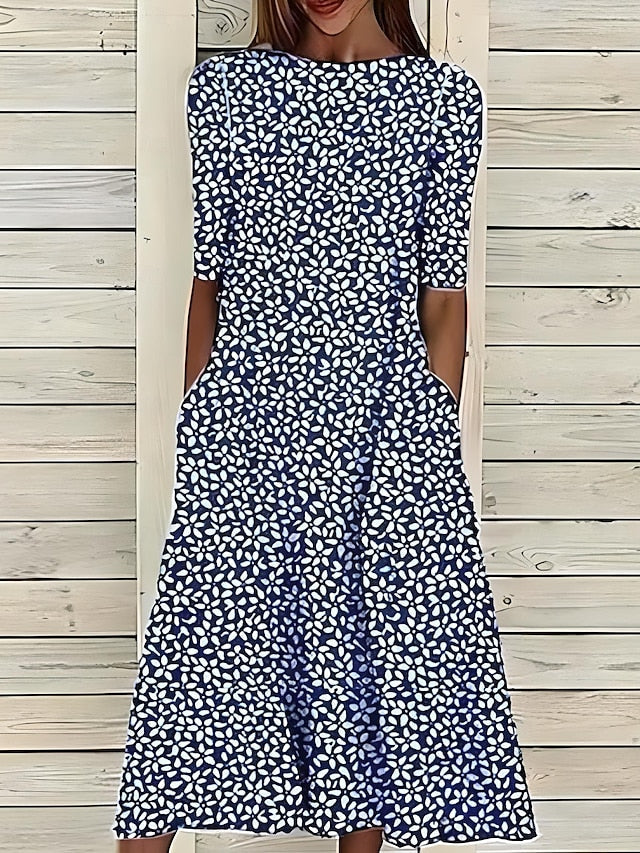 Hollis | Women’s Summer Floral Midi Dress